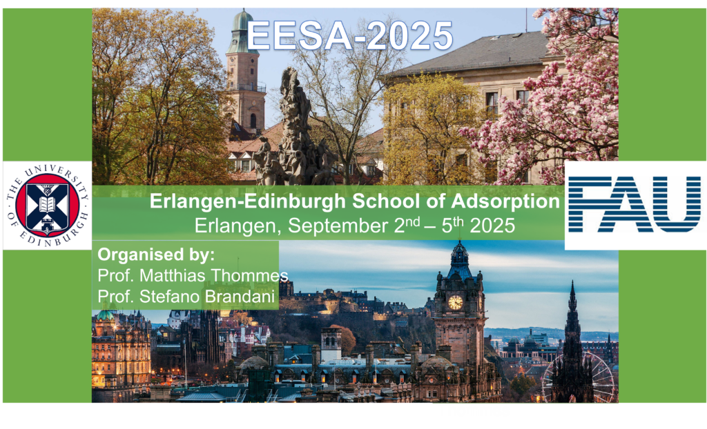 Erlangen-Edinburgh School of Adsorption 2025